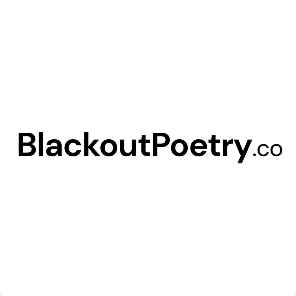 Blackout poetry co logo