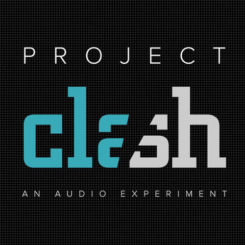 Project clash, an audio experiment logo.
