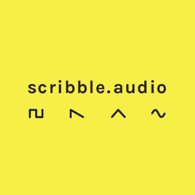 Scribble audio logo